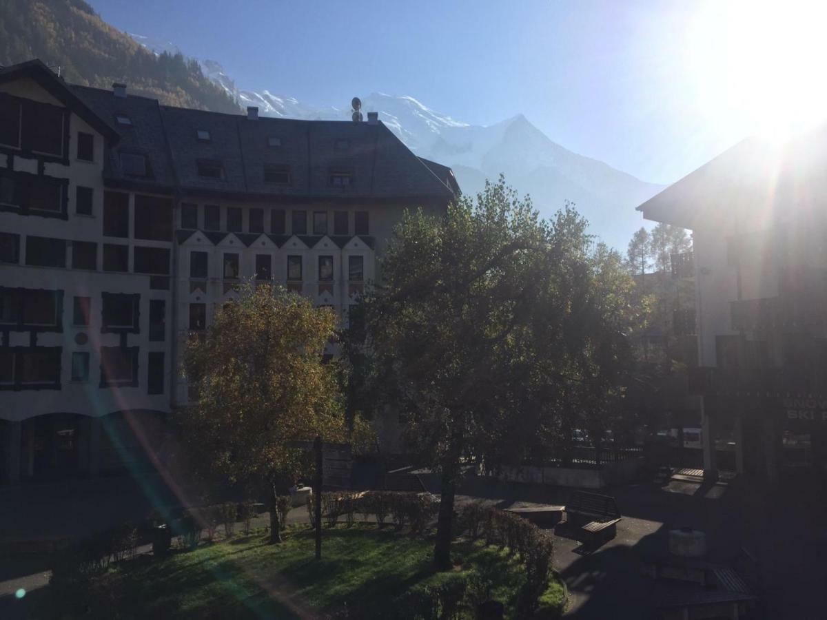 Studio Vue Mont Blanc Chamonix Exterior foto